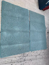 Pair green rugs for sale  ASHFORD