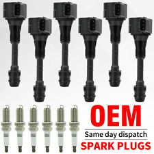 6 bobinas de ignição e vela de ignição de irídio para 05-11 Nissan Frontier Pathfinder Xterra, usado comprar usado  Enviando para Brazil