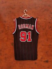 CAMISA DE BASQUETE NBA CHICAGO BULLS DÉCADA DE 1990 ADIDAS ORIGINALS L #91 RODMAN, usado comprar usado  Enviando para Brazil