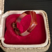Bague vintage agate d'occasion  Saint-Cloud