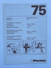 Escavatore poclain caratterist usato  Bologna