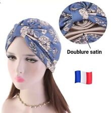 Bonnet turban satin d'occasion  La Rochelle