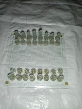 Schachbrett glas figuren gebraucht kaufen  Marktleuthen