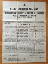 Manifesto regio esercito usato  Milano