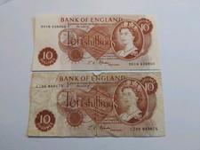 Ten shillings banknote for sale  LEAMINGTON SPA