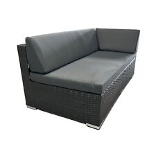 Black rattan sofa for sale  CHESTERFIELD