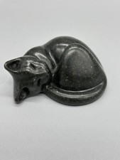 Sleeping cat sculpture for sale  LEEK