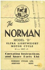Norman model 98cc for sale  ALFRETON