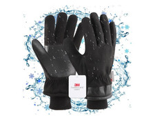 Luvas de esqui masculinas grandes de inverno 3M Thinsulate resistentes à água totalmente fleeced comprar usado  Enviando para Brazil