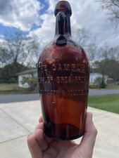 MINI GARRAFA DE UÍSQUE ÂMBAR ANTIGA RARA DO CAMPUS GOSSLER BROS N.Y., usado comprar usado MINI GARRAFA DE UÍSQUE ÂMBAR ANTIGA RARA DO CAMPUS GOSSLER BROS N.Y., usado comprar usado  Enviando para Brazil