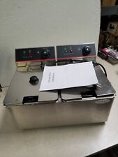 Fritadeira elétrica de bancada tanque duplo Hakka 110V 60hz TEF-8L-2 comprar usado  Enviando para Brazil