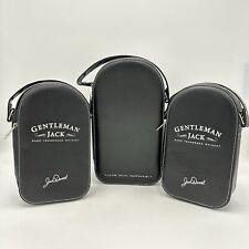 Estuche de transporte de cuero sintético Gentleman Jack Daniels LOTE DE 3 para 750 ml y más grande segunda mano  Embacar hacia Argentina