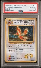 Usado, PSA10 1998 POKEMON JPN GYM #22 LT. SURGE'S FEAROW-HOLO comprar usado  Enviando para Brazil