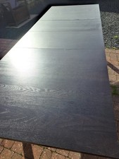 Black ikea extendable for sale  ASHBY-DE-LA-ZOUCH