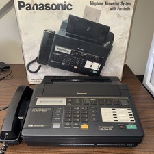 Antigo sistema de atendimento telefônico Panasonic KX-F90 com máquina de fax fac-símile, usado comprar usado  Enviando para Brazil
