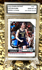 CAITLIN CLARK 2024 PANINI INSTANT Fever Graded GEM-MT 10 CARTÃO DE NOVATO #72. Certificado de autenticidade!! comprar usado  Enviando para Brazil