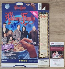 Raul Julia assinado The Addams Family caixa de cereais ator LEGEND JSA, usado comprar usado Raul Julia assinado The Addams Family caixa de cereais ator LEGEND JSA, usado comprar usado  Enviando para Brazil