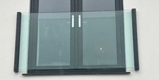 Frameless glass juliet for sale  MANCHESTER