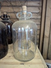 Demijohns. clear brown. for sale  SPALDING