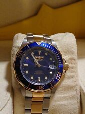 Invicta relógio masculino de aço inoxidável profissional mostrador azul analógico - 8928Ob, pulseira de prata comprar usado  Enviando para Brazil