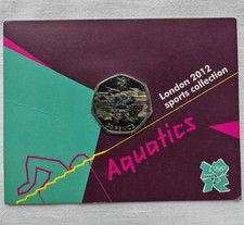 olympics aquatics 50p for sale olympics aquatics 50p for sale LEDBURY