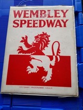Wembley speedway programme for sale  AXBRIDGE