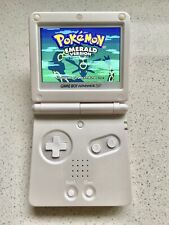 Console Nintendo Gameboy Advance SP GBA IPS V2 LCD retroiluminado AGS 101 TRIPLO BRANCO comprar usado  Enviando para Brazil