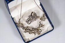 Girocollo spilla marcasite usato  Milano