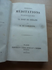 Livre premières méditations d'occasion  Caen