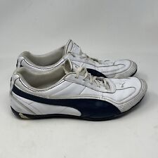 Tênis de corrida Puma Sapatilha masculino 10 couro branco azul tênis de corrida comprar usado  Enviando para Brazil