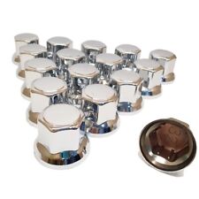 Tampas de parafuso de porca de roda de plástico cromado 80x 33mm para caminhão reboque ônibus caminhão comprar usado  Enviando para Brazil