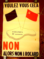 Affiche politique ancienne d'occasion  Toulon-