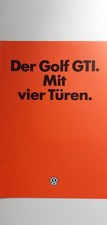VW: Golf GTI mit vier Türen (Prospekt); 12/1981 comprar usado  Enviando para Brazil