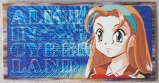Cartão de memória adesivo oficial ALICE IN CYBERLAND japonês PlayStation 1996 PS1 comprar usado  Enviando para Brazil