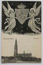 Używany, Old PC Częstochowa Jasna Góra Klasztor Angel Poland Original Postcard na sprzedaż  PL