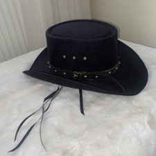 Cowboy hat black for sale  BEDWORTH