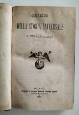 Cesare cantù compendio usato  Moncalieri