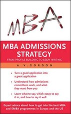 Mba admissions strategy for sale  Boston