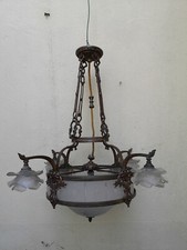 Lustre 1900 bronze d'occasion  France