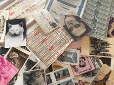 Lot vieux papiers d'occasion  Quimperlé