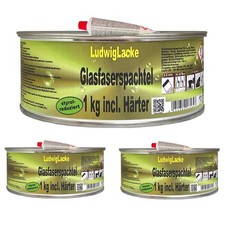 Glasfaserspachtel 1kg härter gebraucht kaufen  Flörsbachtal