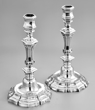 Paire flambeaux argent d'occasion  Amiens-