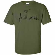 Hunting heartbeat shirt for sale  Shipping to United Kingdom
