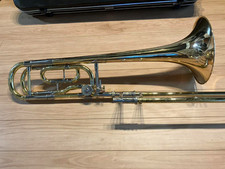 Trombón bajo tenor Yamaha YSL-820G con estuche rígido instrumento musical segunda mano  Embacar hacia Mexico