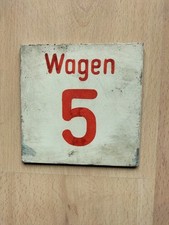 Eisenbahnschild wagen vermutli gebraucht kaufen  Artern
