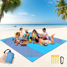 Cobertor de praia de bolso impermeável 2x2,1 m dobrável colchão de acampamento portátil novo, usado comprar usado  Enviando para Brazil