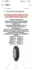 Catene neve konig usato  Casapesenna