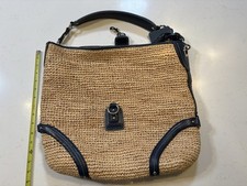 Coach woven straw for sale  Erlanger
