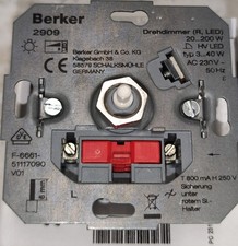 Berker drehdimmer 2909 gebraucht kaufen  Goslar