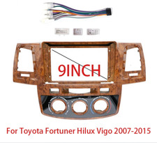 Adaptador de fáscia quadro de carro 9 polegadas para Toyota Fortuner Hilux Vigo 2007-2015 Android comprar usado  Enviando para Brazil